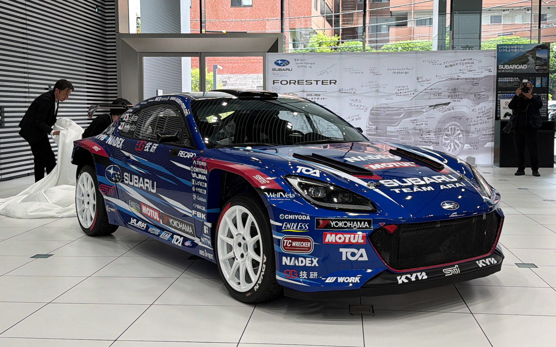 世界初公開されたBRZベースのターボ4WDラリーカー「スバル ボクサー ラリー spec.Z」