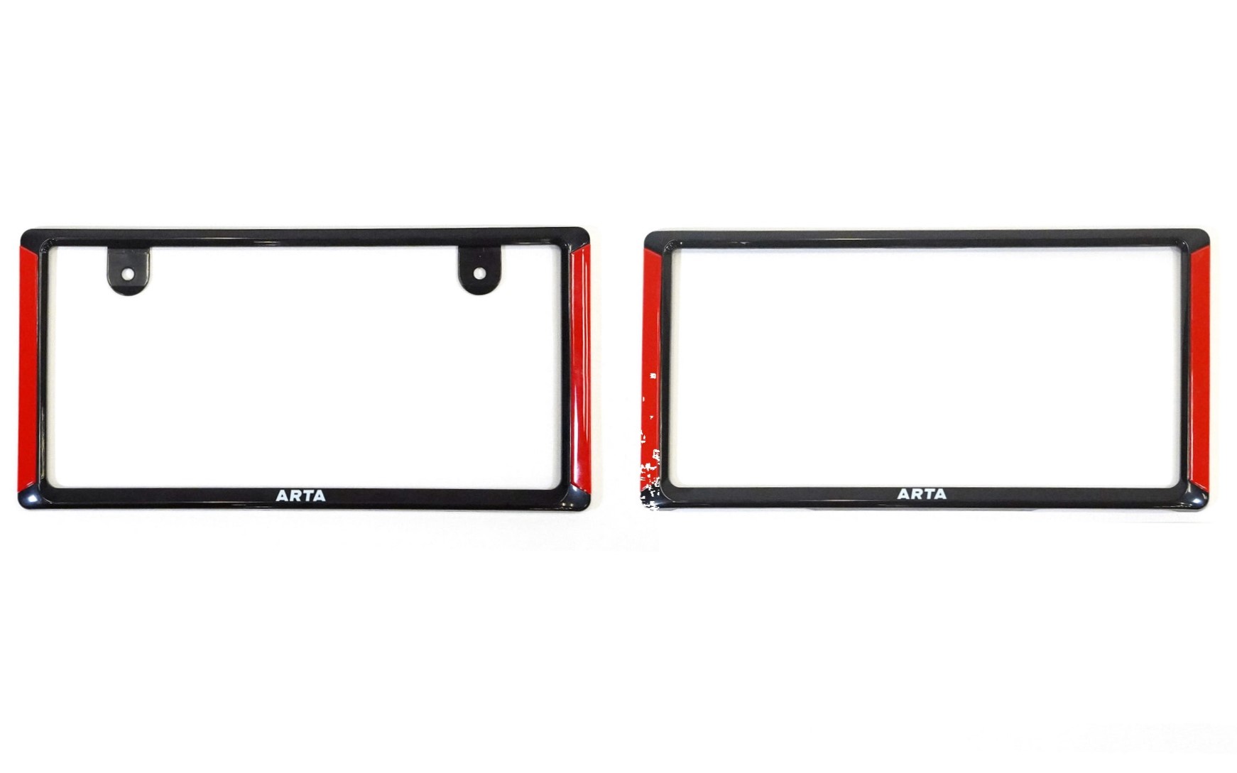RTA ライセンスプレートフレーム（SILVER/RED）価格2480円