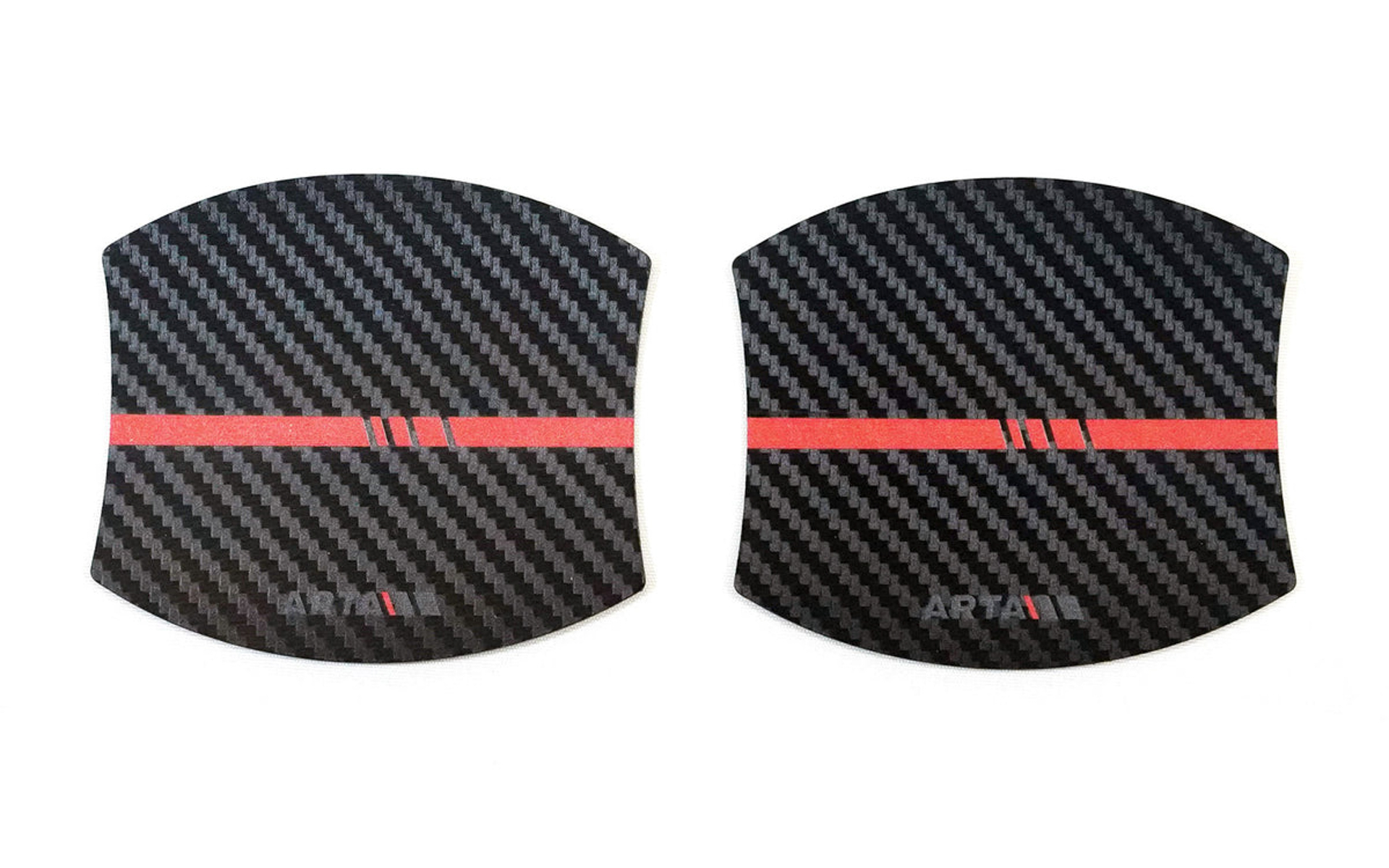 ARTA ドアハンドルプロテクター 2枚入り（BLACK/RED）価格1480円