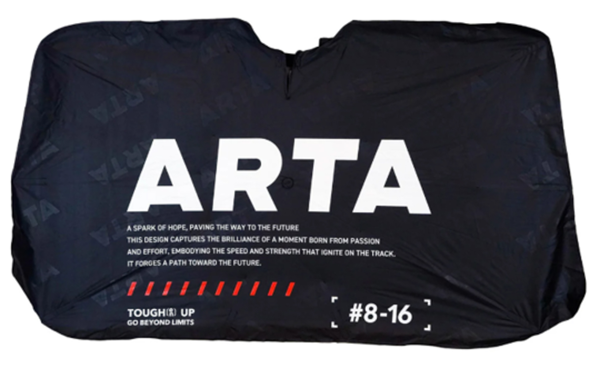 ARTA 傘型フロントサンシェード（BLACK）サイズ：S、M、L　価格2180～2780円