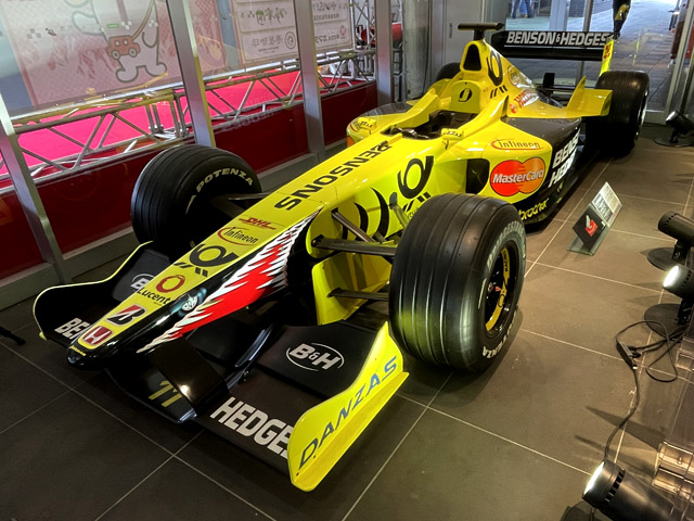 今年の展示車両はジョーダン・ホンダ