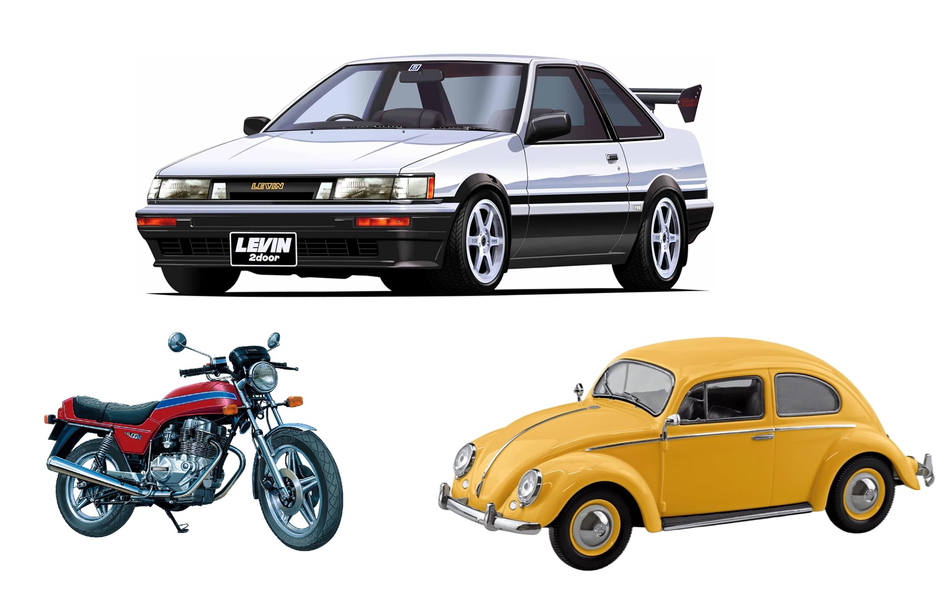 自動車やバイクのプラモデルがAmazonゴールデンウイークスマイルセールの対象品となっている