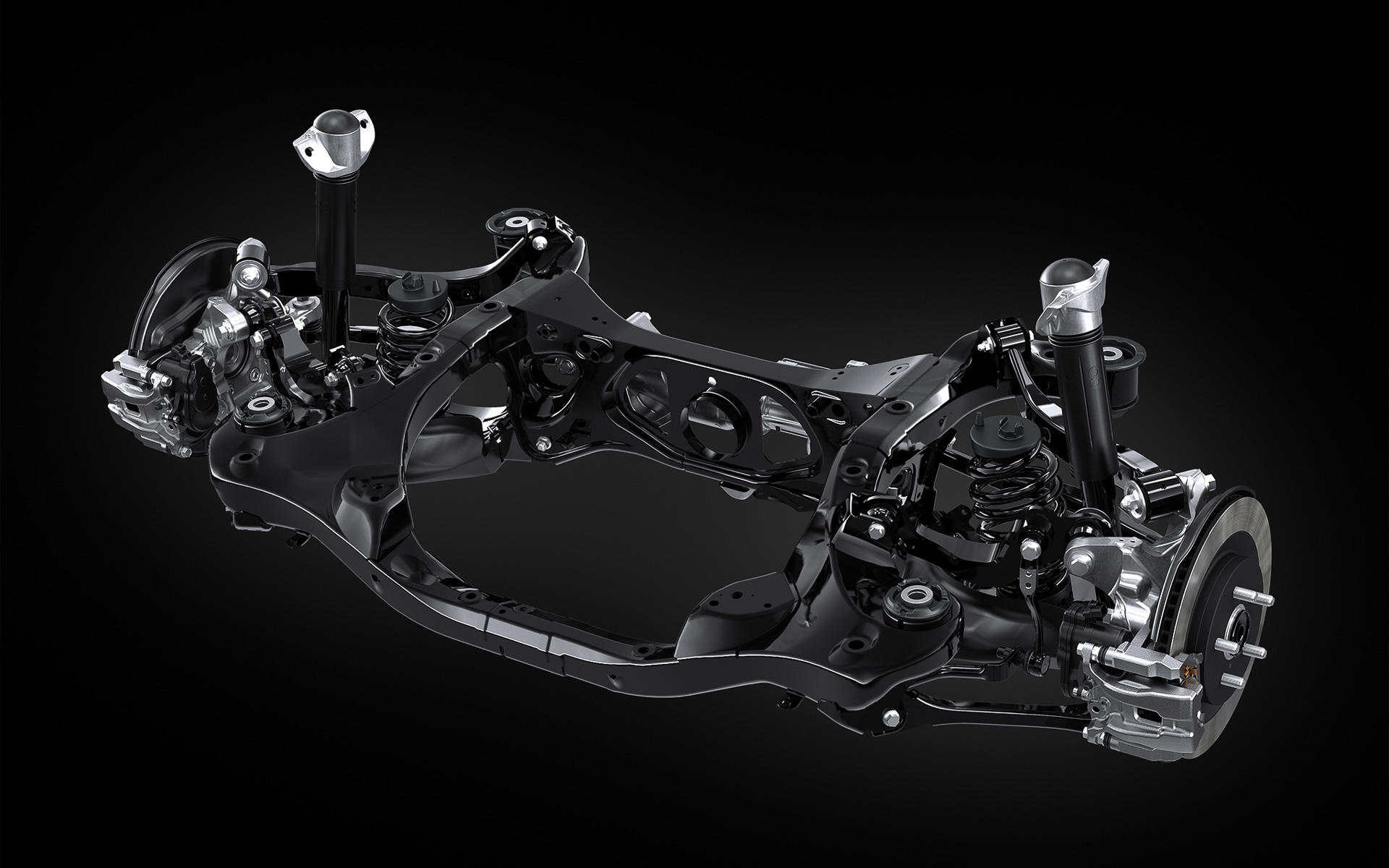新型「TZ」のシステム最高出力は300kW（407.8PS）。前後それぞれに167.0kW（227PS）のモーターを搭載する4WDを採用