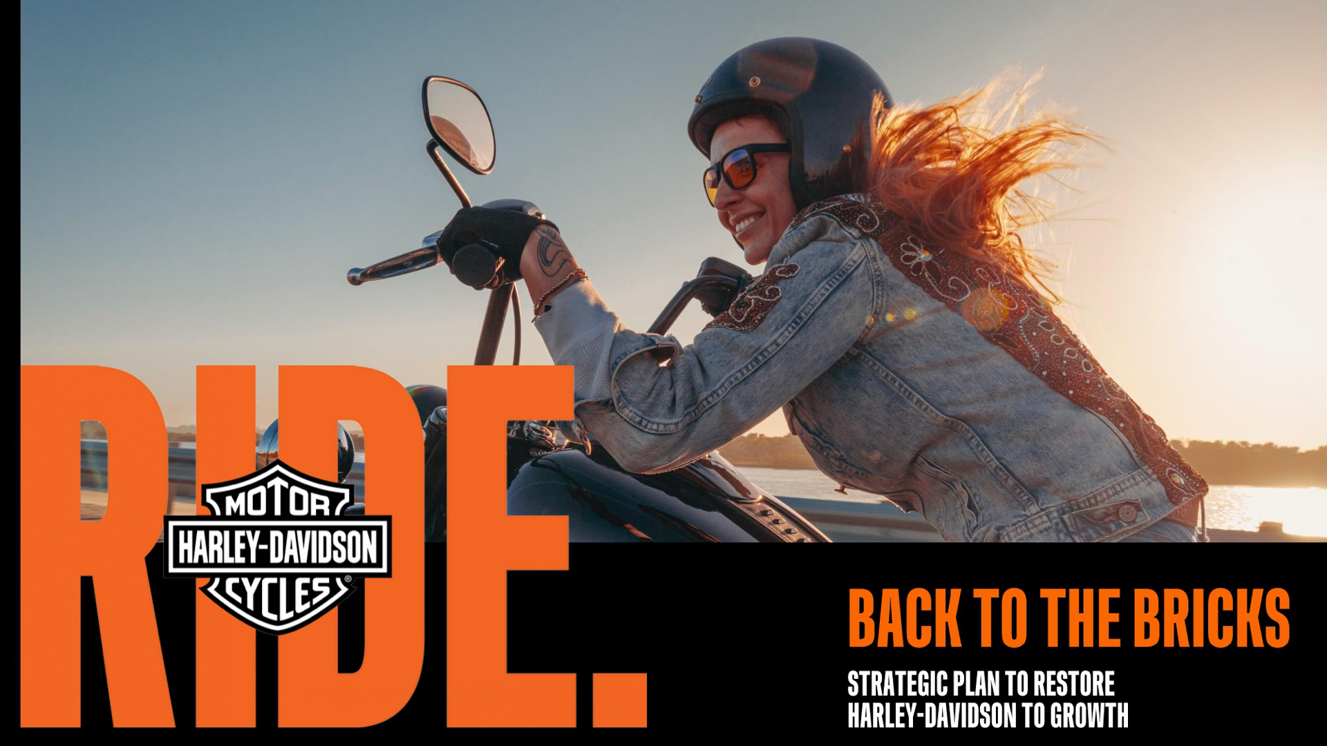 「Back to the Bricks」戦略の発表資料