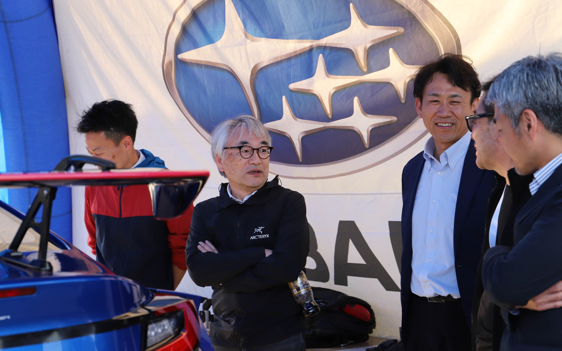 株式会社SUBARU 取締役 専務執行役員 CTO 藤貫哲郎氏も応援に駆けつけた