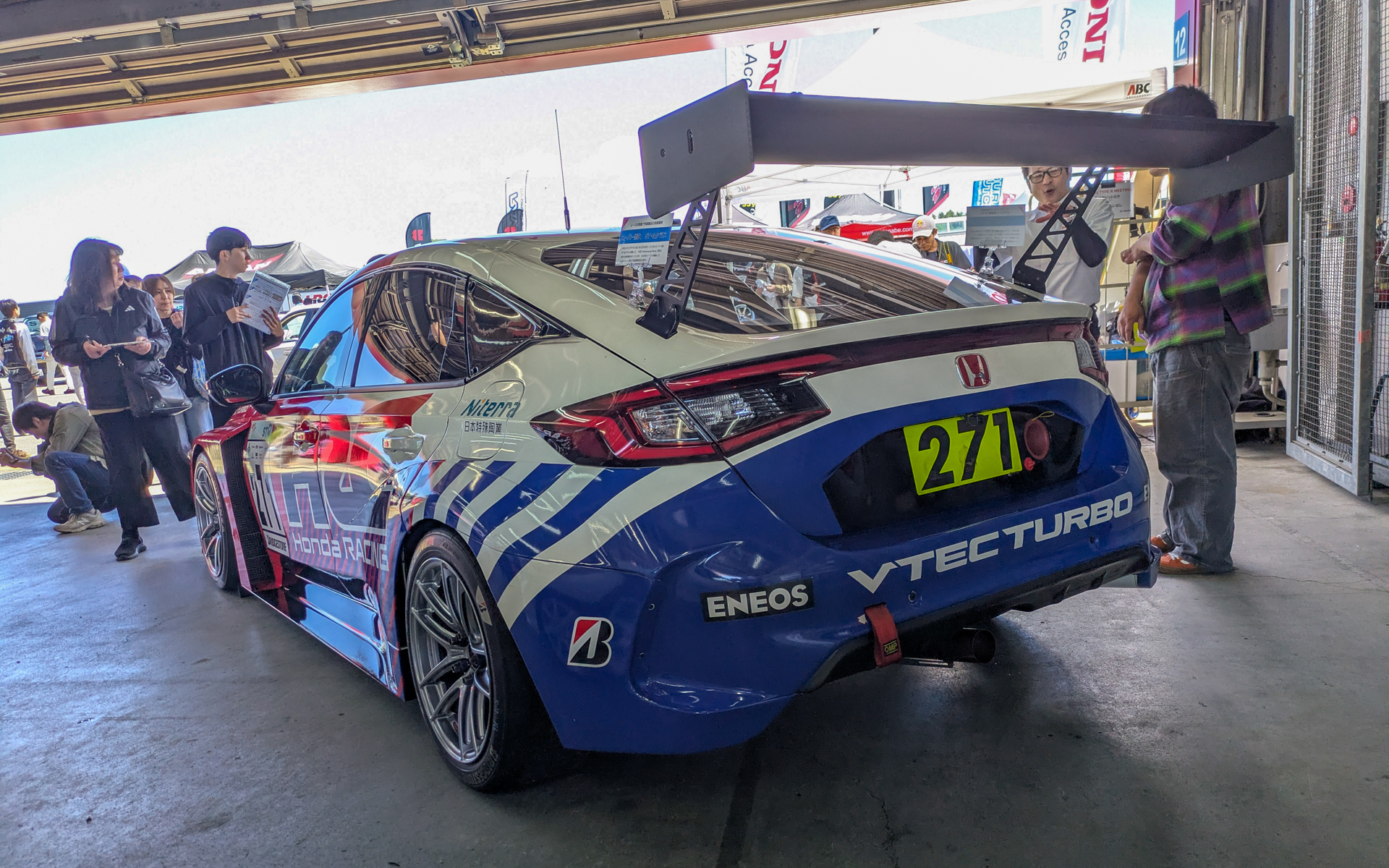 シビックTCRをベースにHRCがチューニングしたシビックTYPE R HRC Concept 271号車