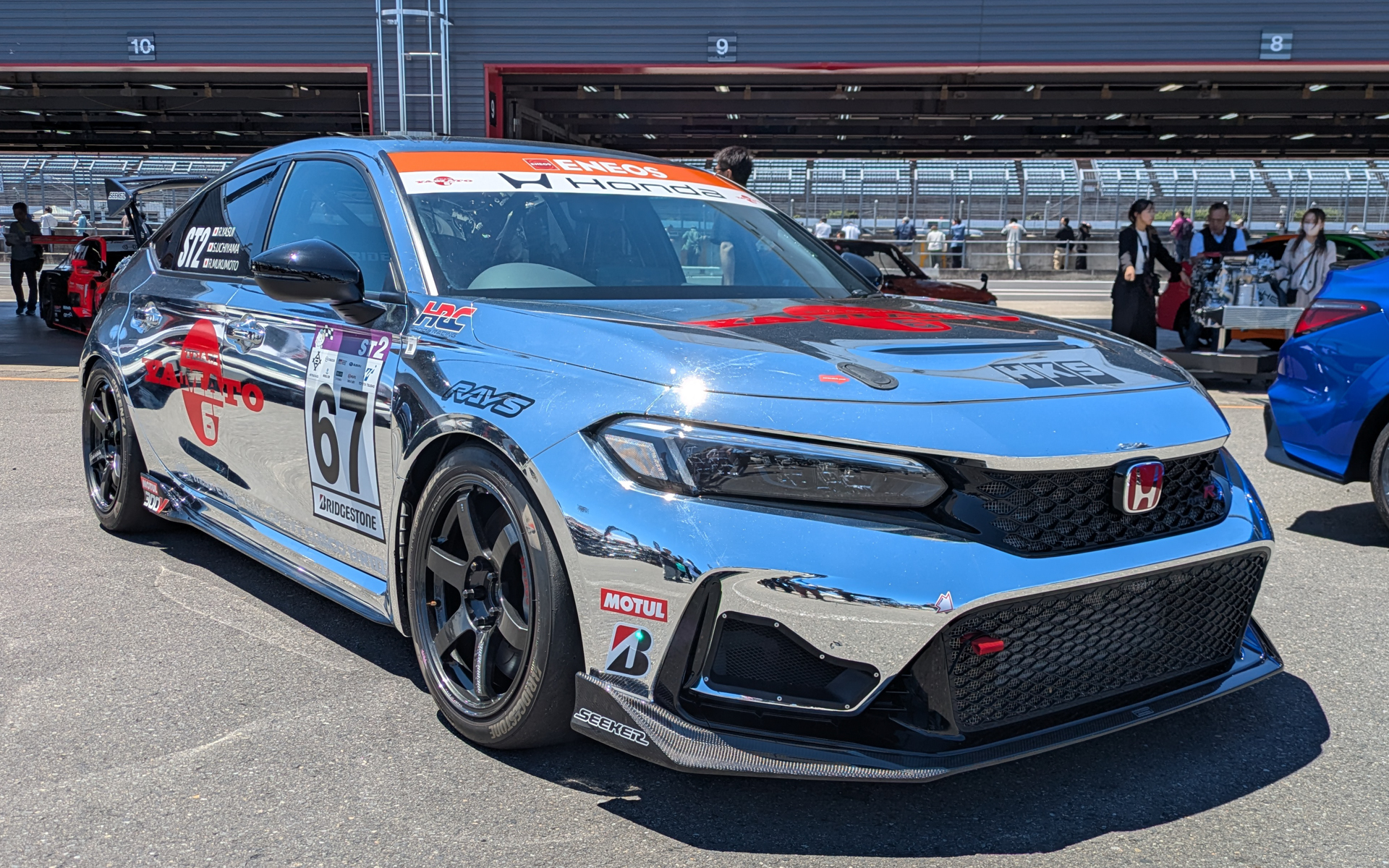 ホンダの四輪開発部門の有志による社内レースチーム「TEAM YAMATO」が、スーパー耐久シリーズのST-2クラスに参戦しているマシン
