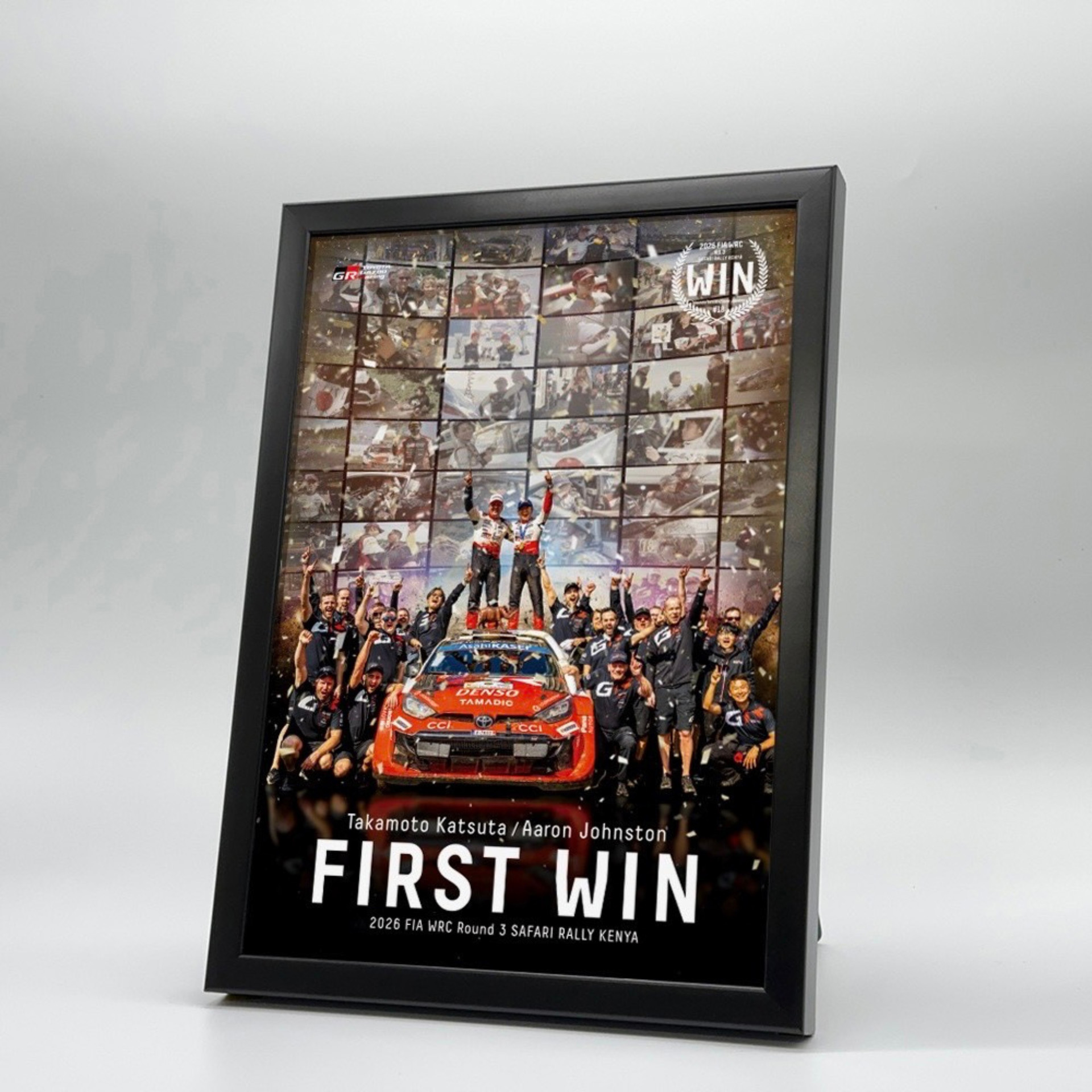 初優勝記念グッズ・メタルグラフィー