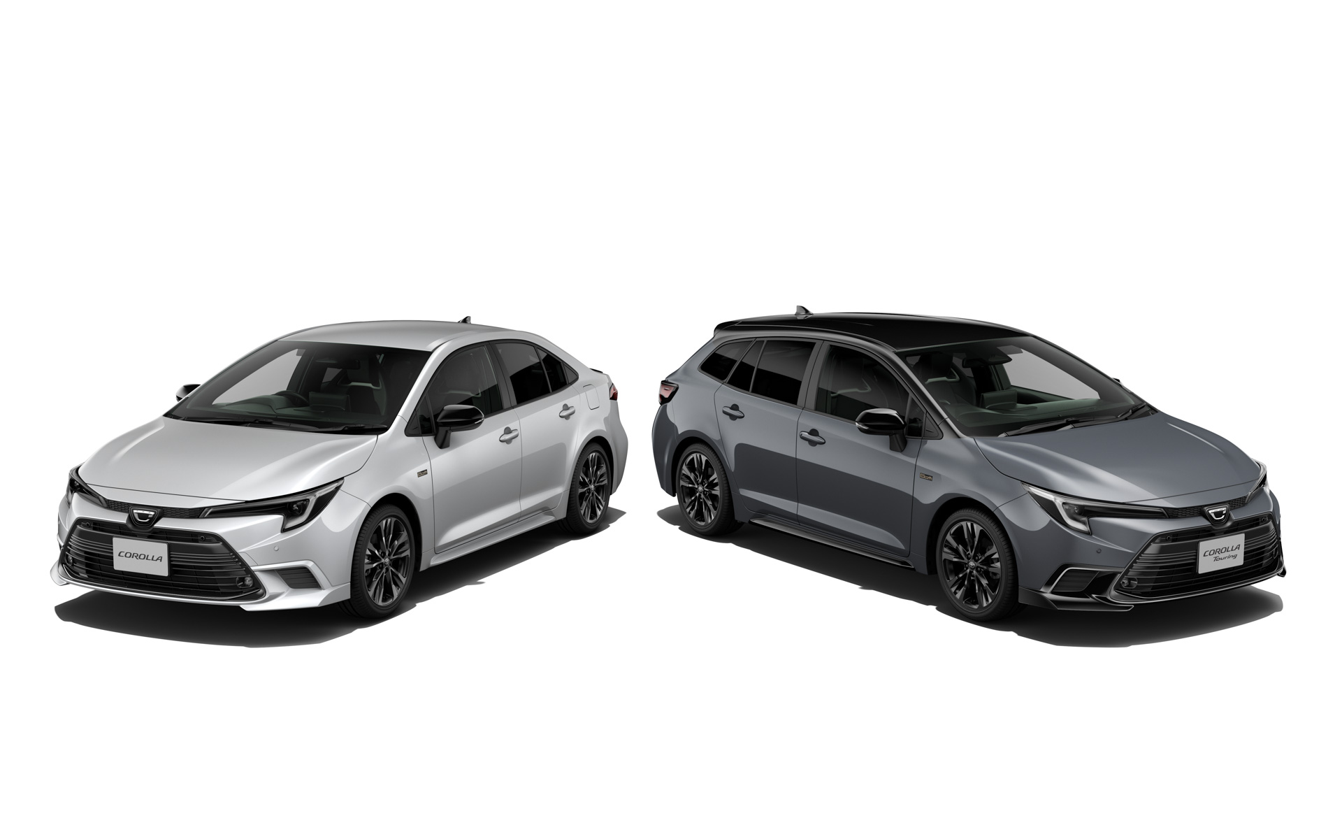 （左から）カローラ ACTIVE SPORT、カローラ ツーリング ACTIVE SPORT