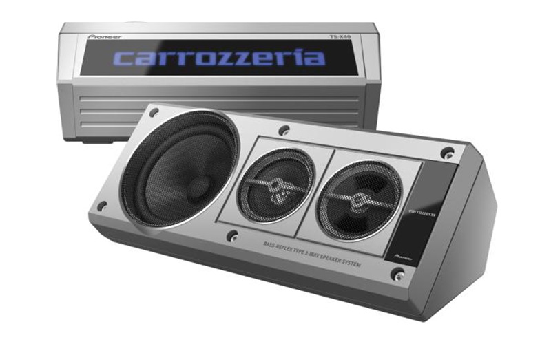 1980年代のカロッツェリアの名機をモチーフにしたボックススピーカー「TS-X40」