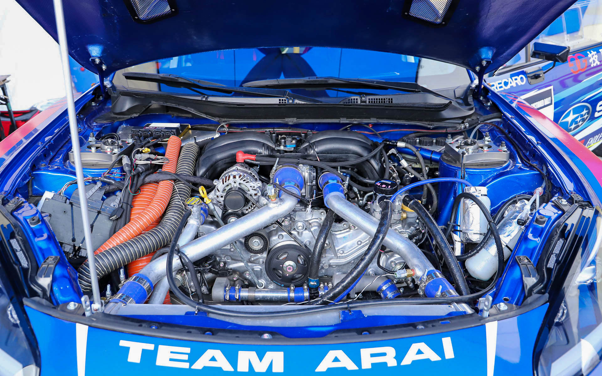 新井敏弘選手は現在もFA24エンジンにターボを搭載した「BRZ」ベースのラリーマシン「SUBARU Boxer Rally spec.Z」で全日本ラリーに参戦している