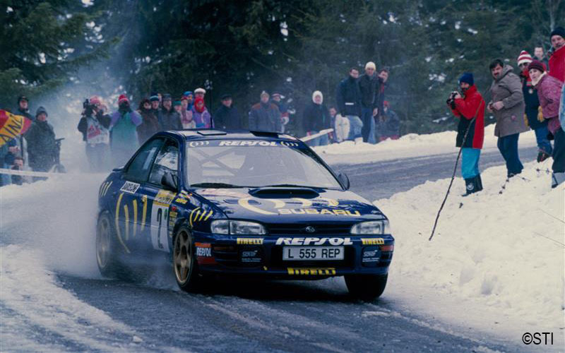 1993年のラリー・フィンランド（1000湖ラリー）から、WRCでのインプレッサの活躍が始まる