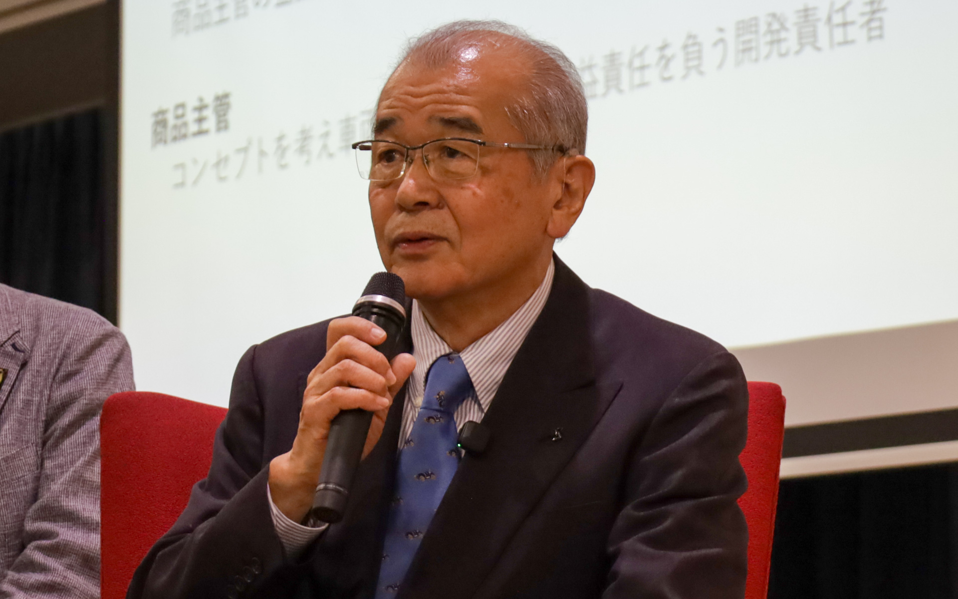 トヨタ博物館で開催された特別講演会に登壇した元スカイラインGT-R開発責任者の渡邉衡三氏
