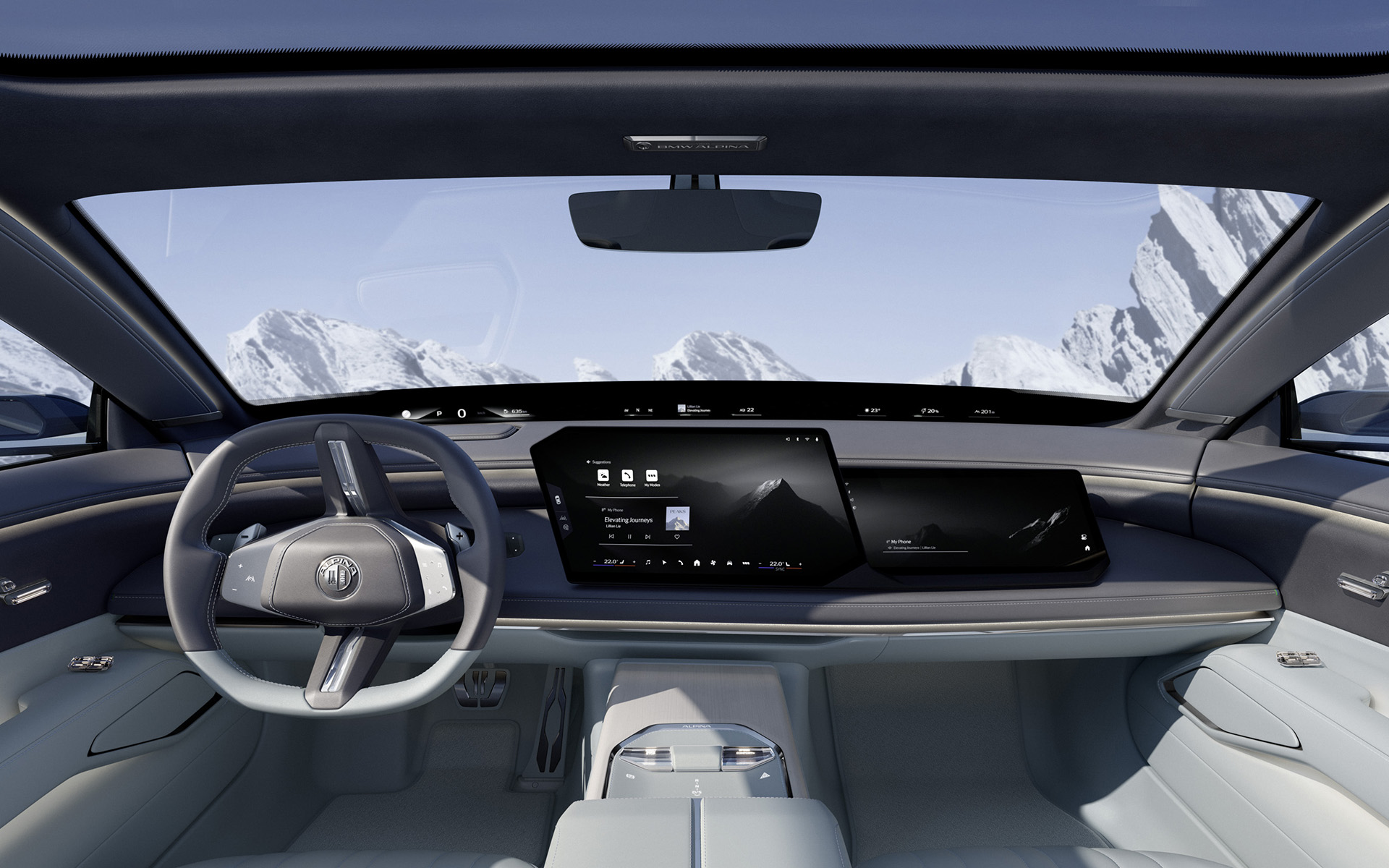 Vision BMW ALPINAのインテリア
