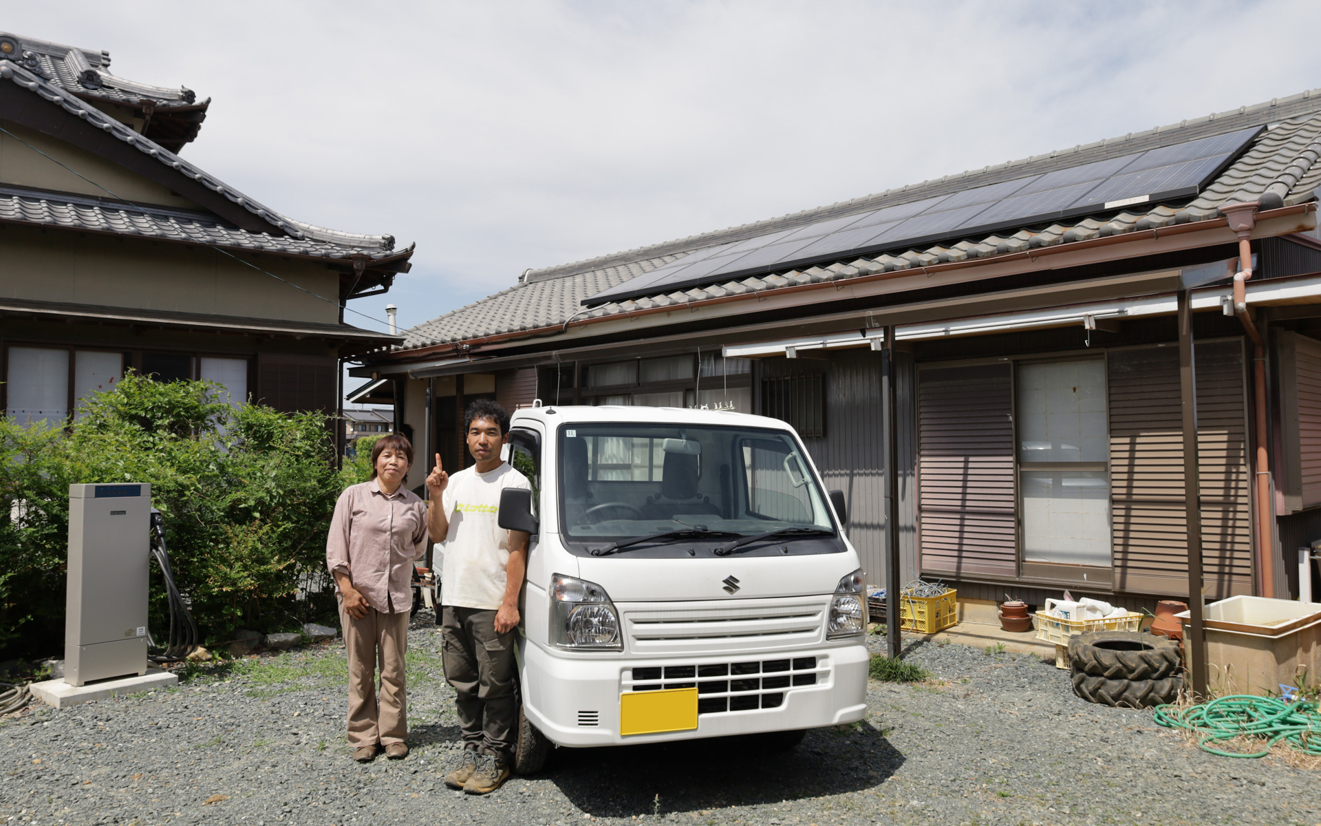 実証実験に参加した農家の本間さん