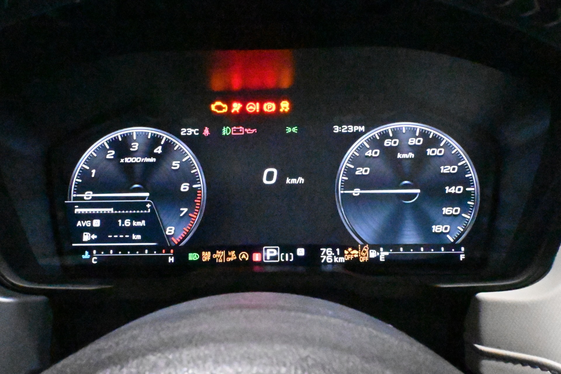 「Touring」グレードのインテリア