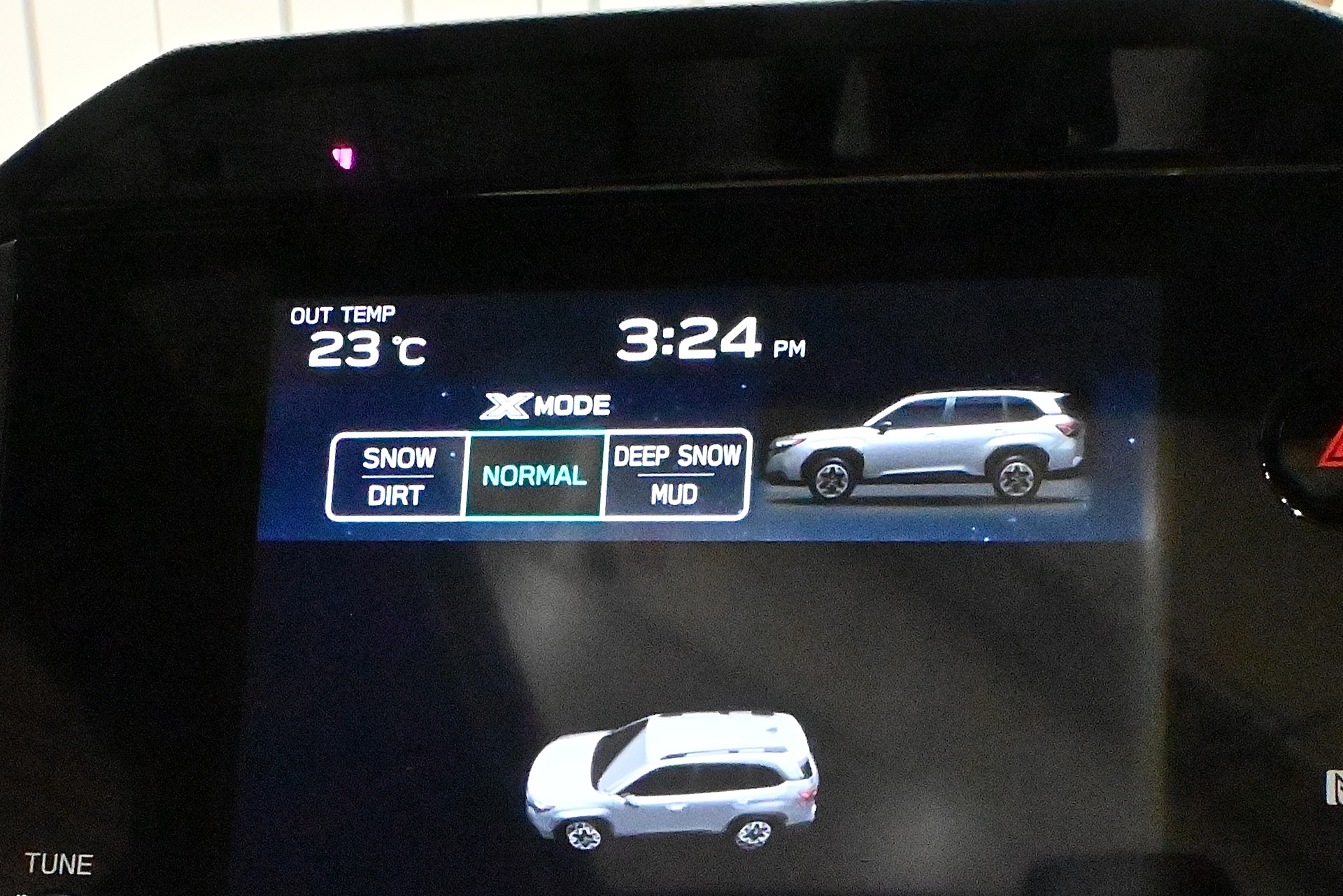 「Touring」グレードのインテリア