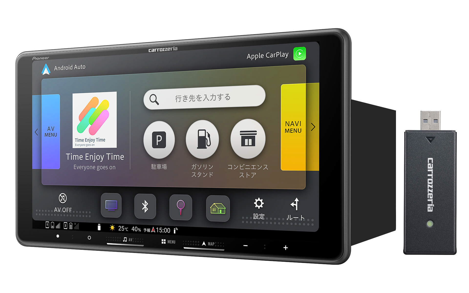 フローティングタイプの「AVIC-RF722-DC」