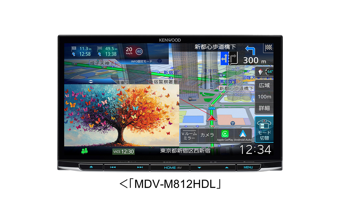7V型180mmモデルの「MDV-S711HD」