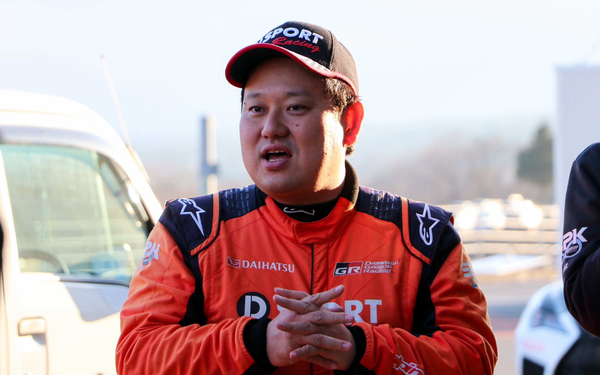 ドライバーは相原泰祐選手
