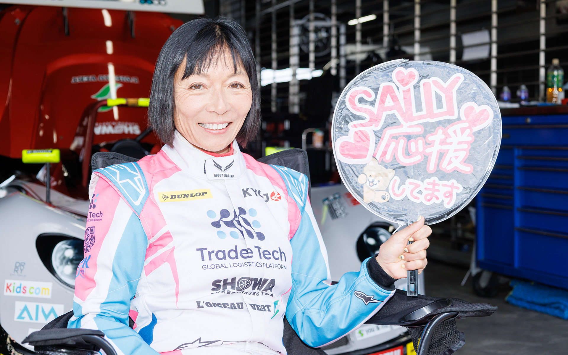 73号車 TRADE TECH VITAのドライバーSALLY選手