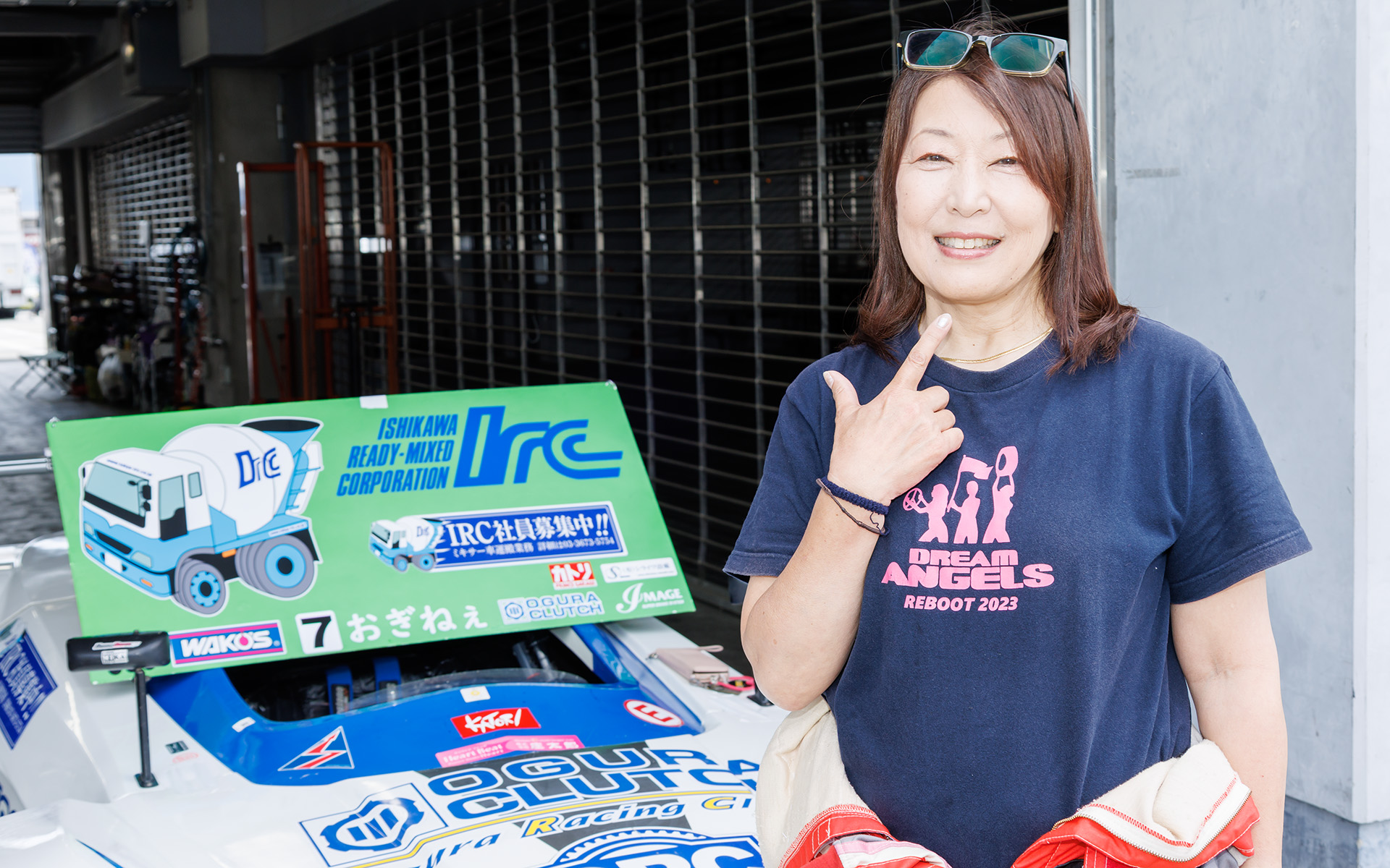 7号車 ORCシライワ設備ワコーズVITAのドライバーおぎねえ選手。レジェンドドライバーが復活！