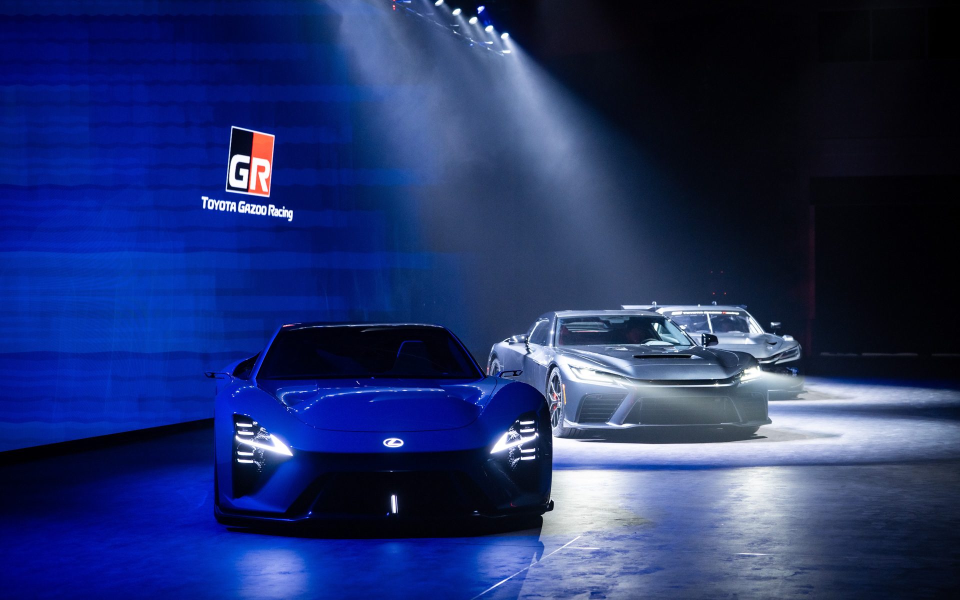 「GR GT」「GR GT3」とともにワールドプレミアされた「Lexus LFA Concept」