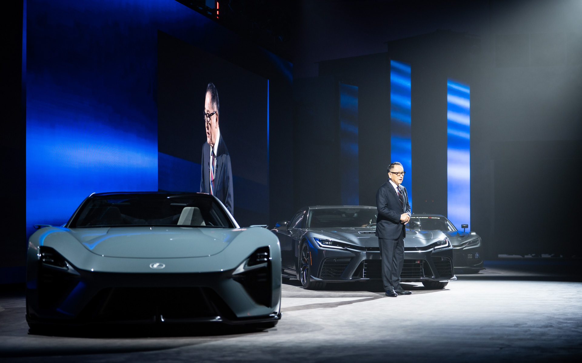 「GR GT」「GR GT3」とともにワールドプレミアされた「Lexus LFA Concept」