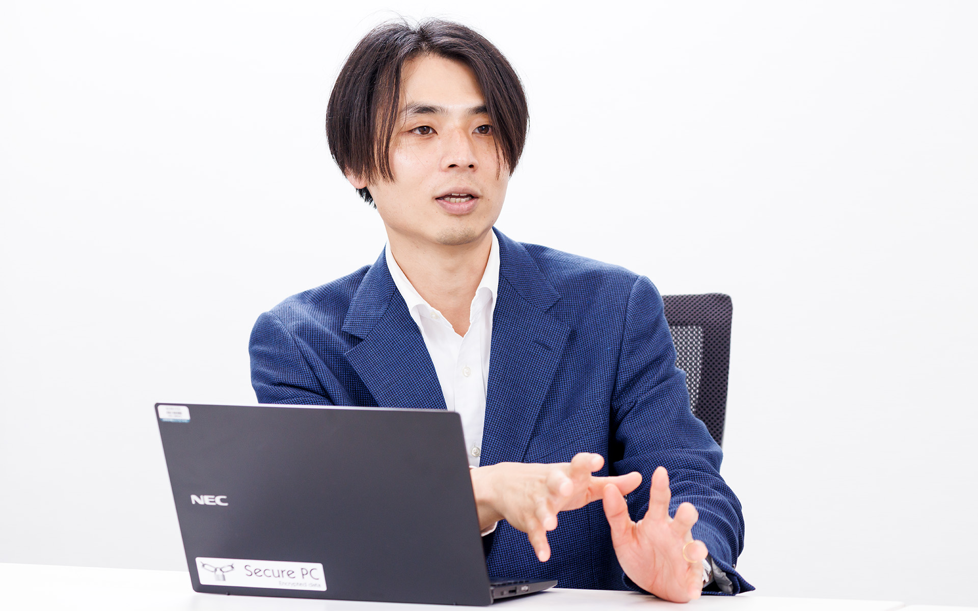 開発を担当する田上宣昭氏