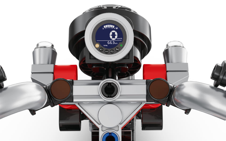 ホンダのバイク「モンキー125」を527ピースのブロックでリアルに再現