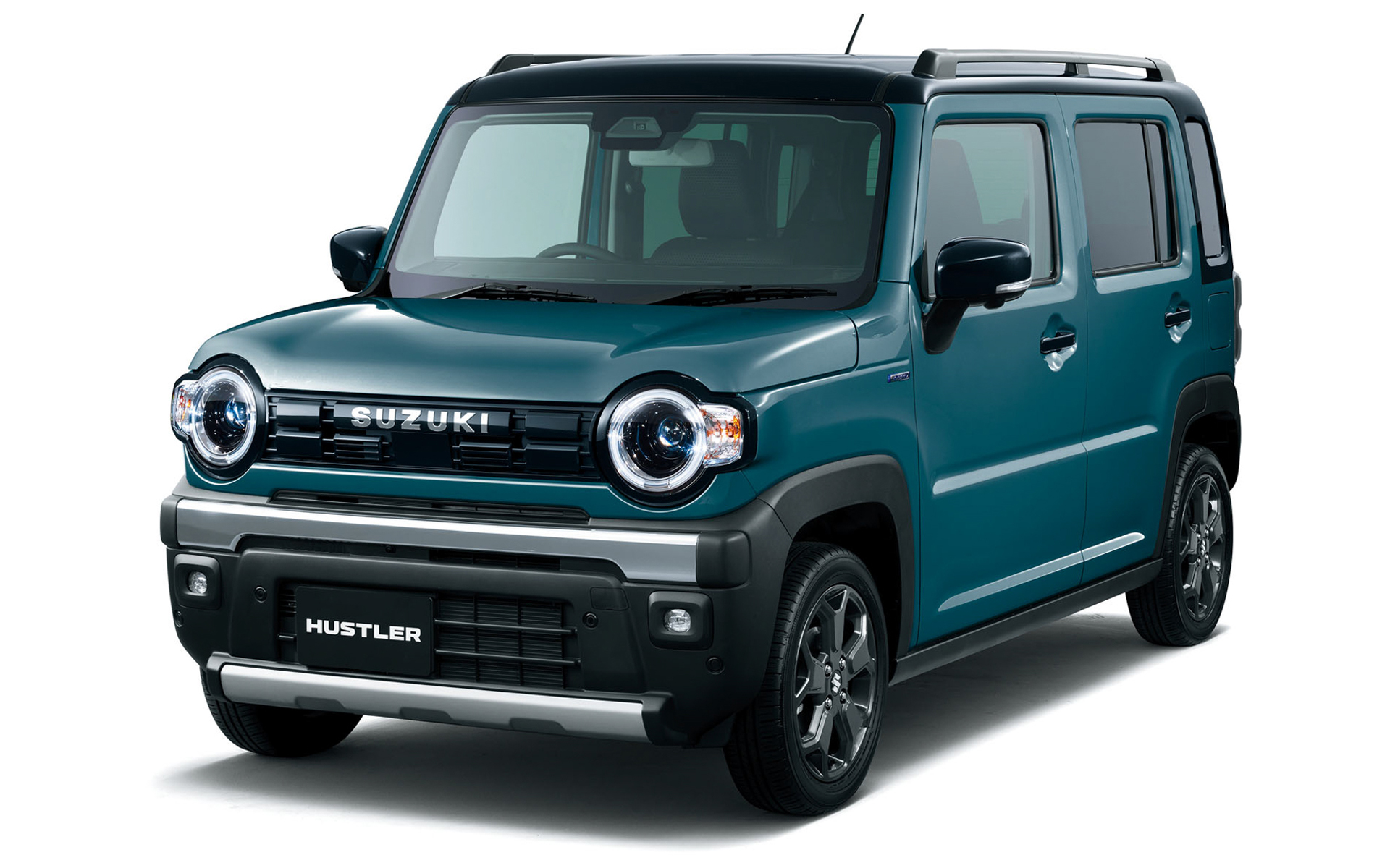 ハスラー タフワイルド「デニムブルーメタリック ブラック2トーン」