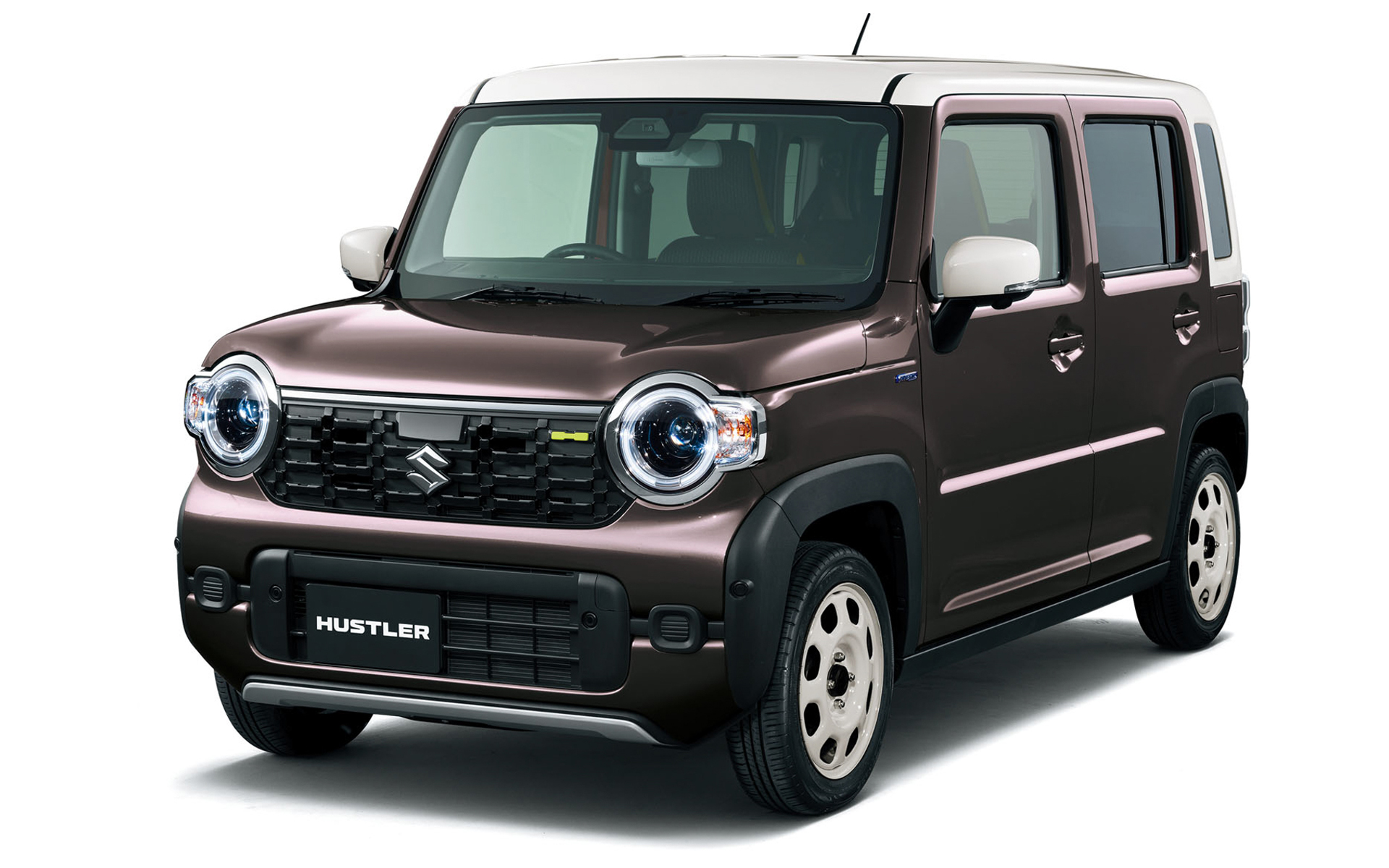 ハスラー HYBRID G「アーバンブラウンパールメタリック ソフトベージュ2トーン」