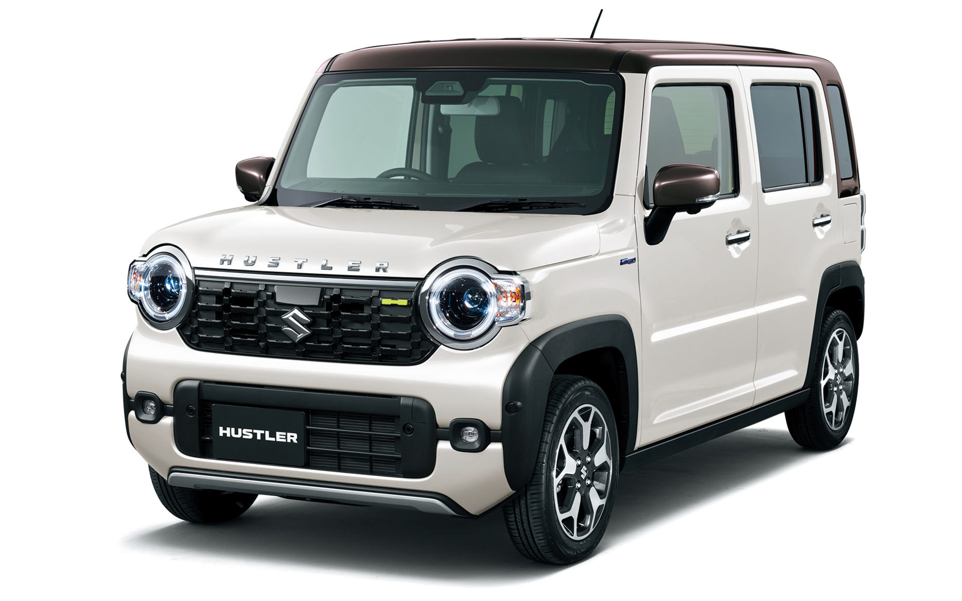 ハスラー HYBRID X「ソフトベージュメタリック アーバンブラウン2トーン」