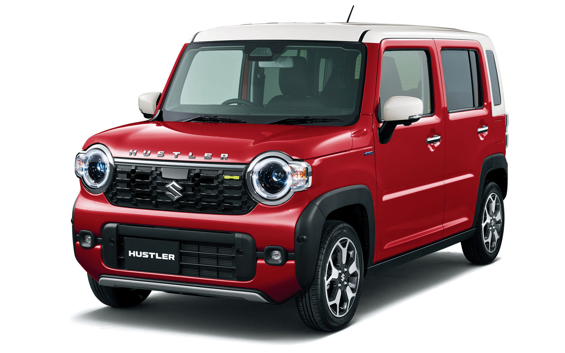 ハスラー HYBRID X「フェニックスレッドパール ソフトベージュ2トーン」