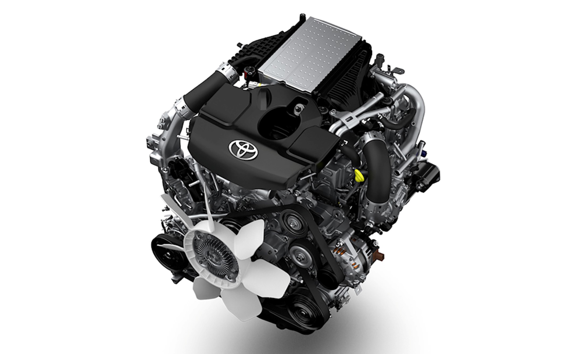 直列4気筒2.8リッター直噴クリーンディーゼルエンジン（1GD-FTV）を搭載