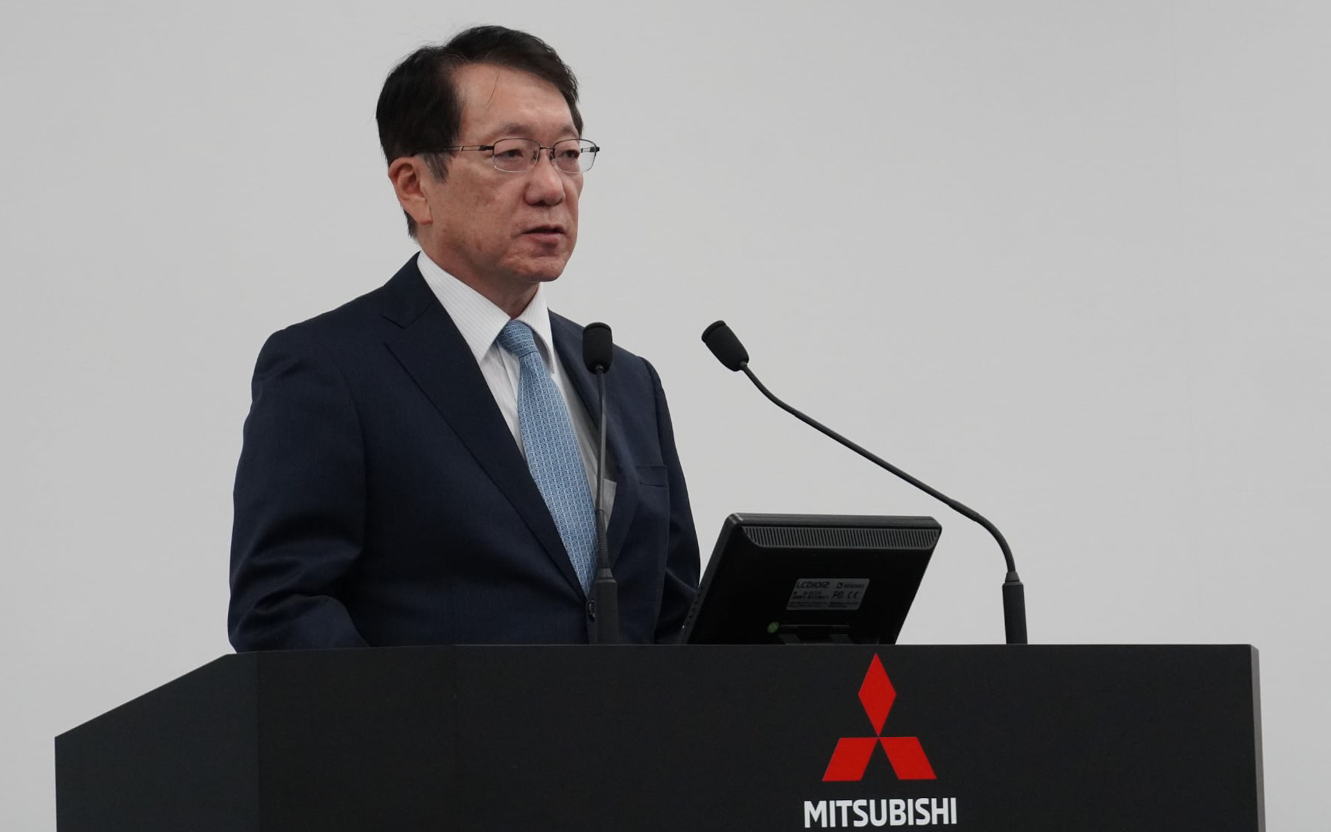 新中長期ビジョンを発表した三菱自動車工業株式会社 代表執行役CEOの加藤隆雄氏