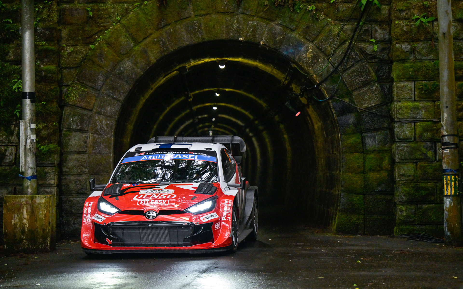ラリージャパンのDAY1は6位となった18号車 勝田貴元/アーロン・ジョンストン組