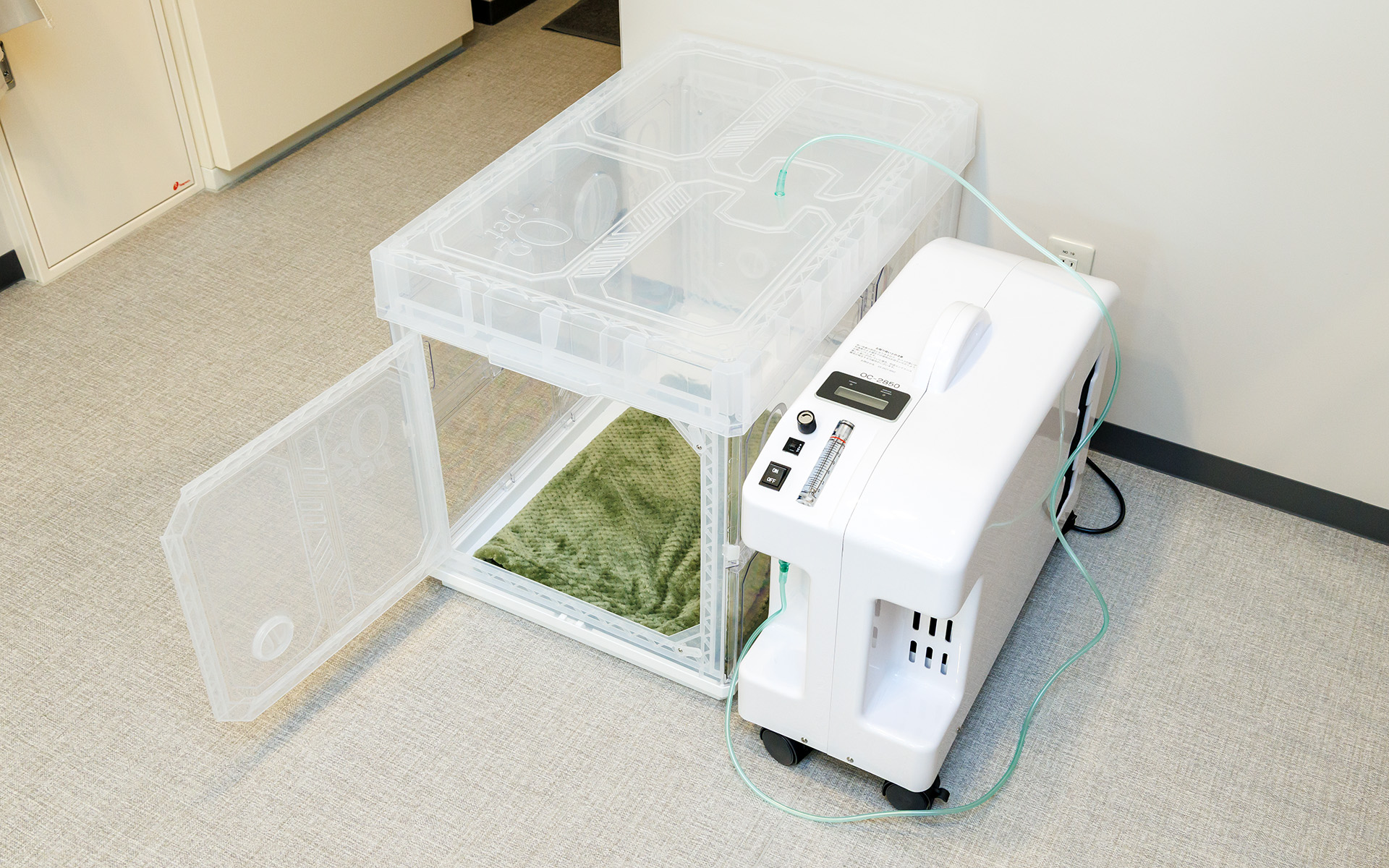 高濃度酸素カプセルも用意されている