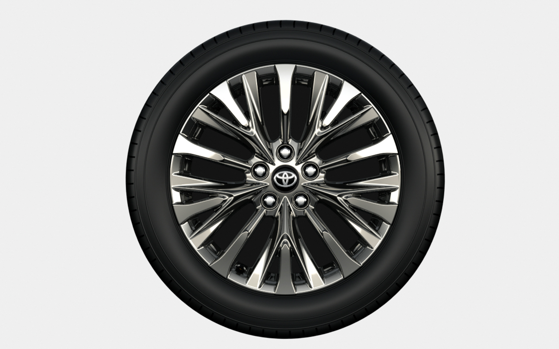 19×7.0Jアルミホイール（シルバースパッタリング塗装）