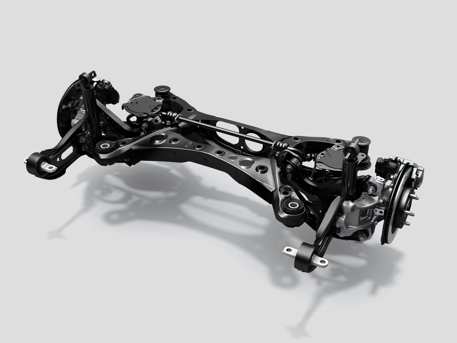 周波数感応型ショックアブソーバーを全グレードに標準設定