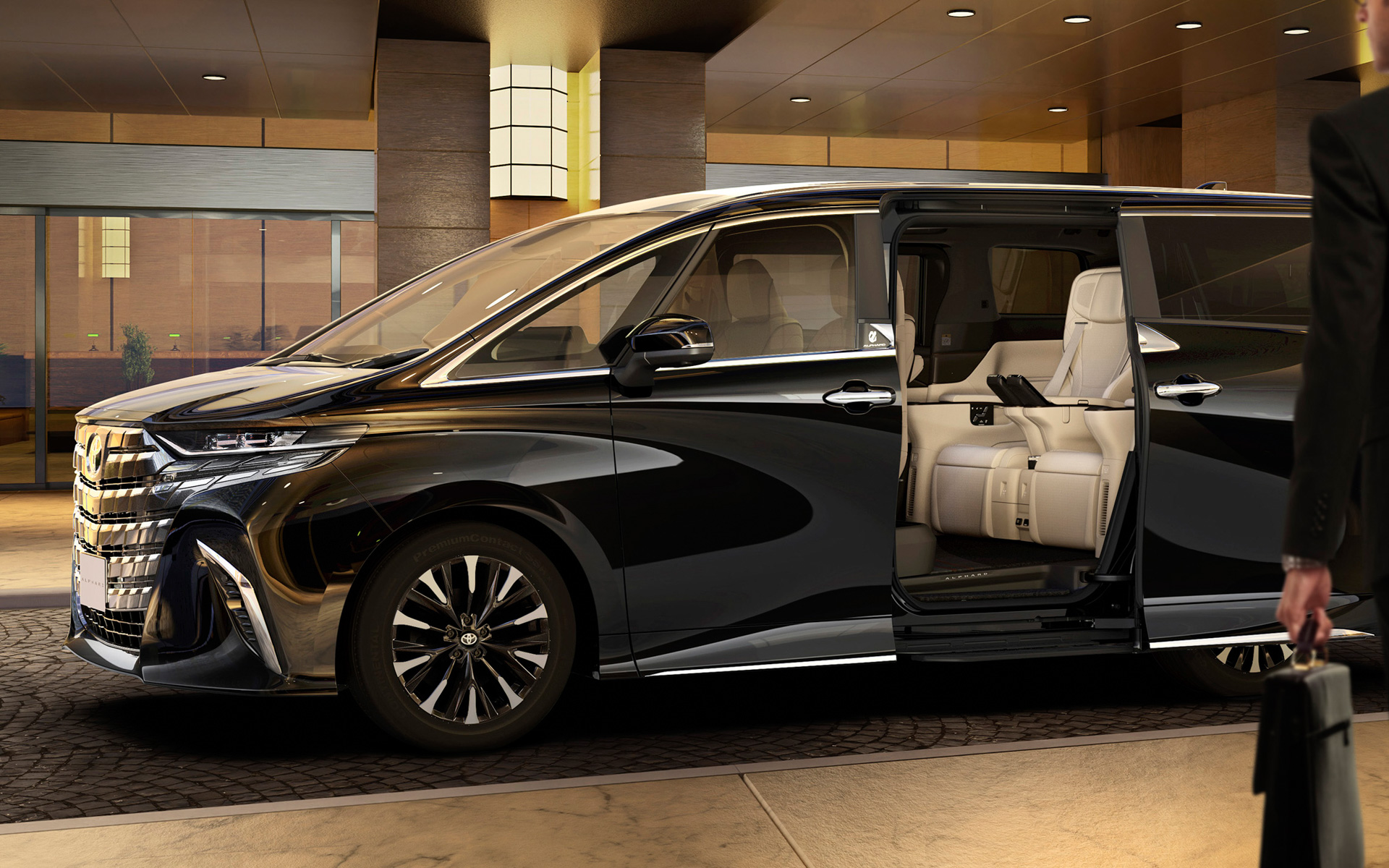 一部改良されたトヨタ車体特別架装車「アルファード Spacious Lounge（スペーシャスラウンジ）」