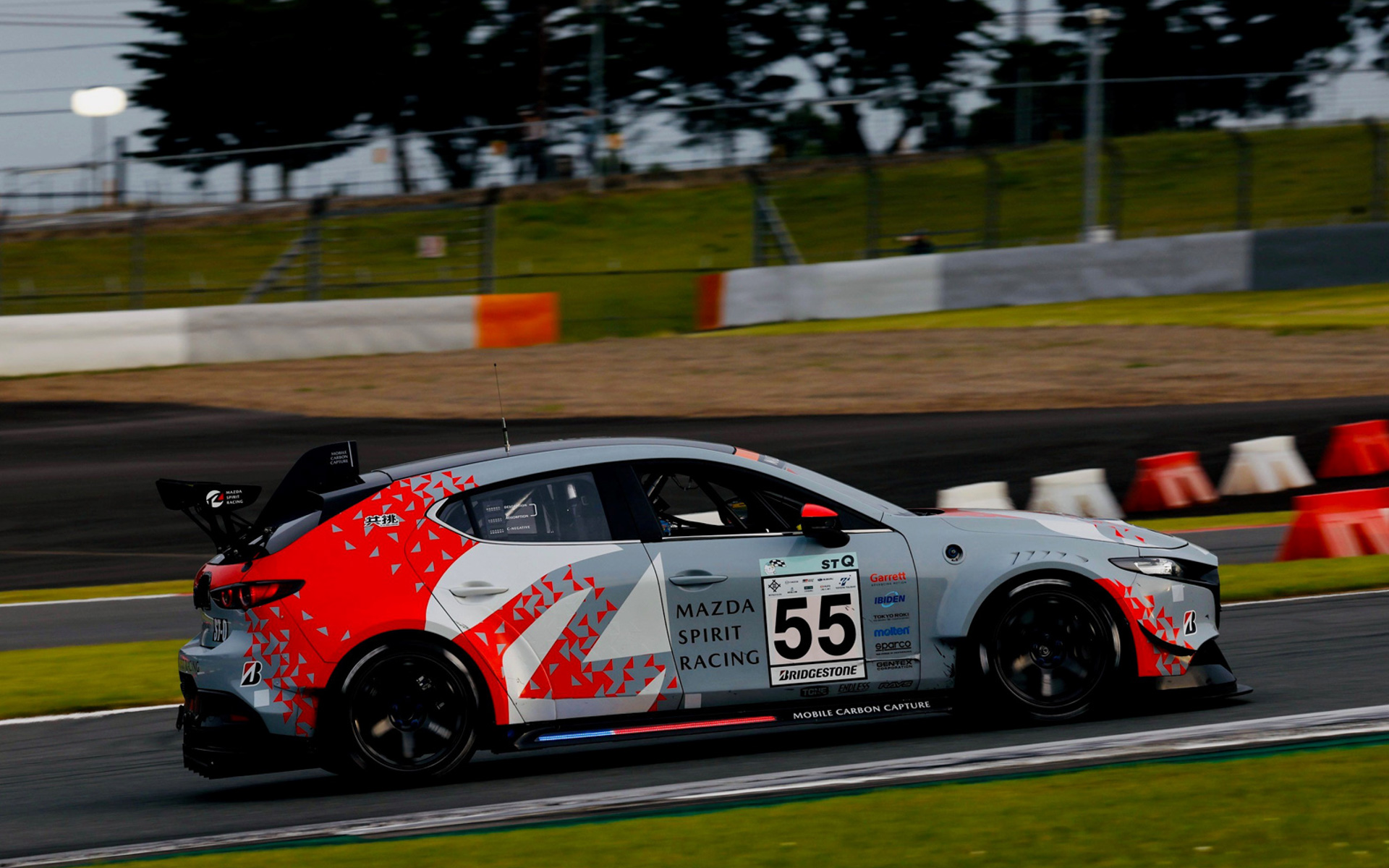 富士24時間レースの参戦車両、55号車「MAZDA SPIRIT RACING 3 Future concept」