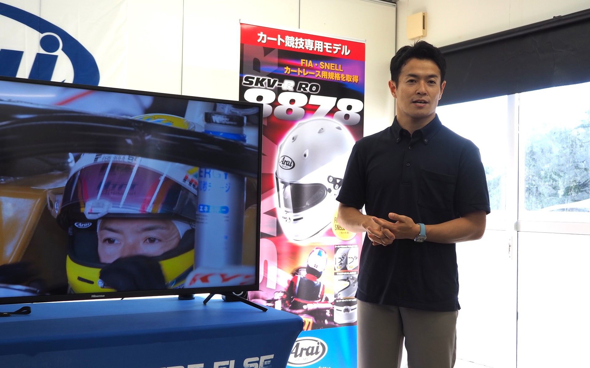 山本尚貴氏は、2018年と2020年にスーパーフォーミュラとスーパーGT GT500クラスのダブルタイトルを獲得するなど、日本を代表するレーシングドライバーとして活躍してきた人物。長年アライヘルメットを愛用している1人