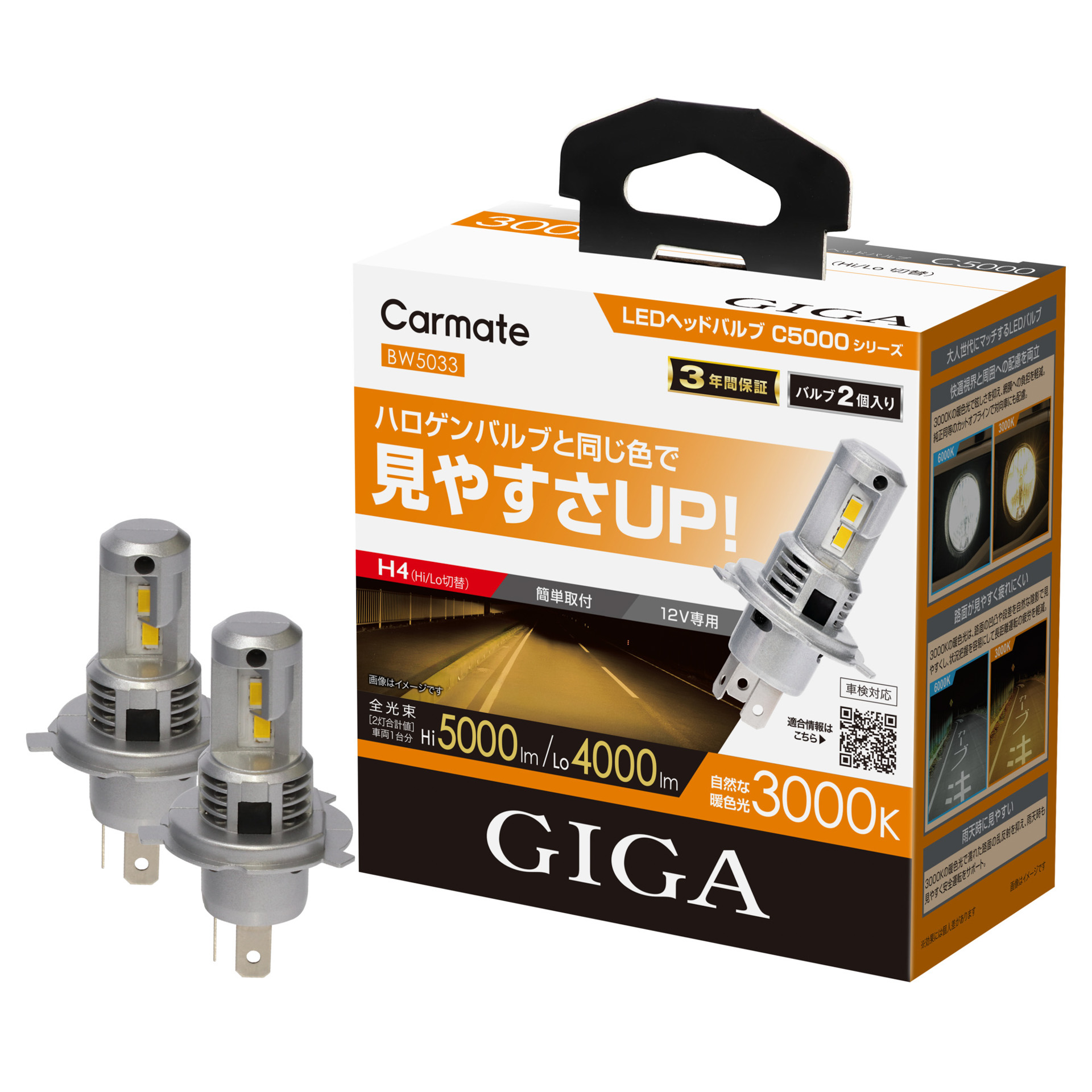GIGA LEDヘッドバルブ C5000