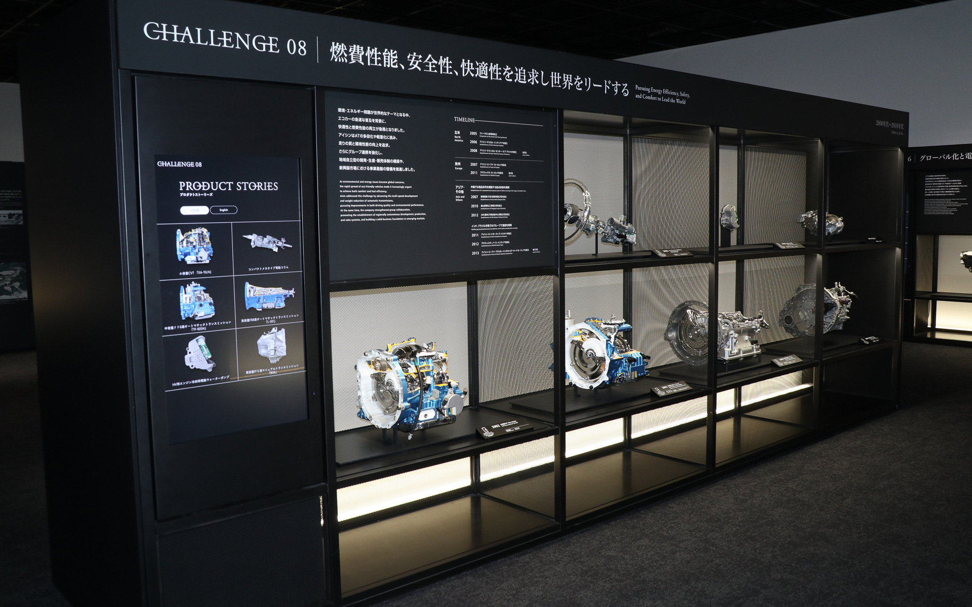 「CHALLENGE 08」燃費性能、安全性、快適性を追求し世界をリードする