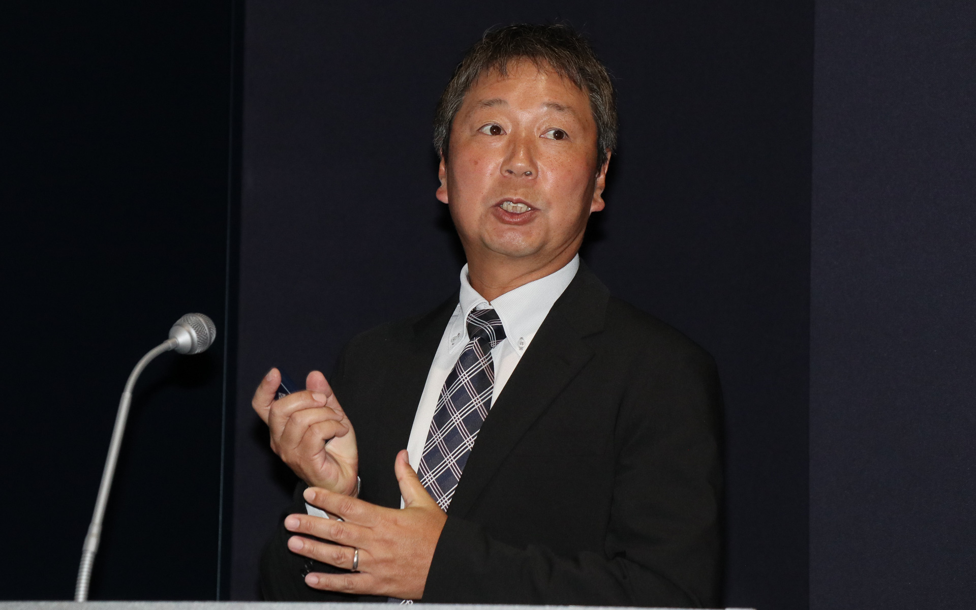 株式会社アイシン グループ経営戦略本部 広報部 広報室 展示会グループ グループ長 伊藤孝義氏