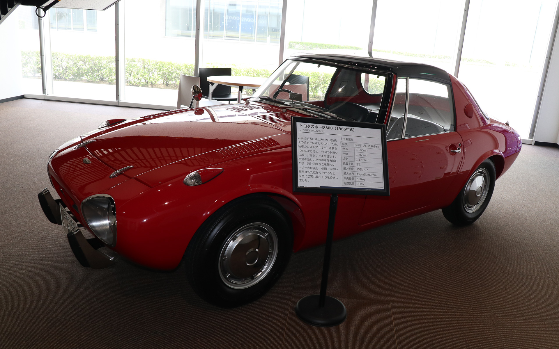 1966年式のトヨタ「スポーツ800」