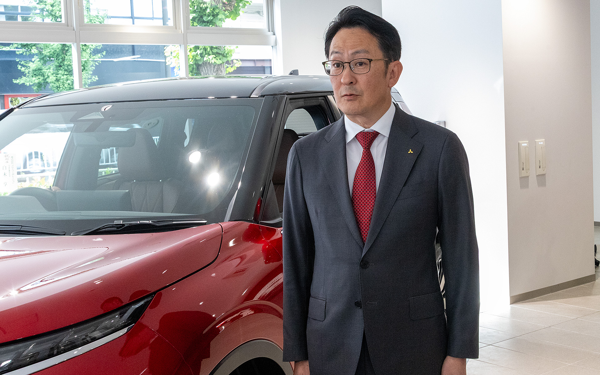 三菱自動車 代表執行役副社長（営業担当）の五十嵐京矢氏