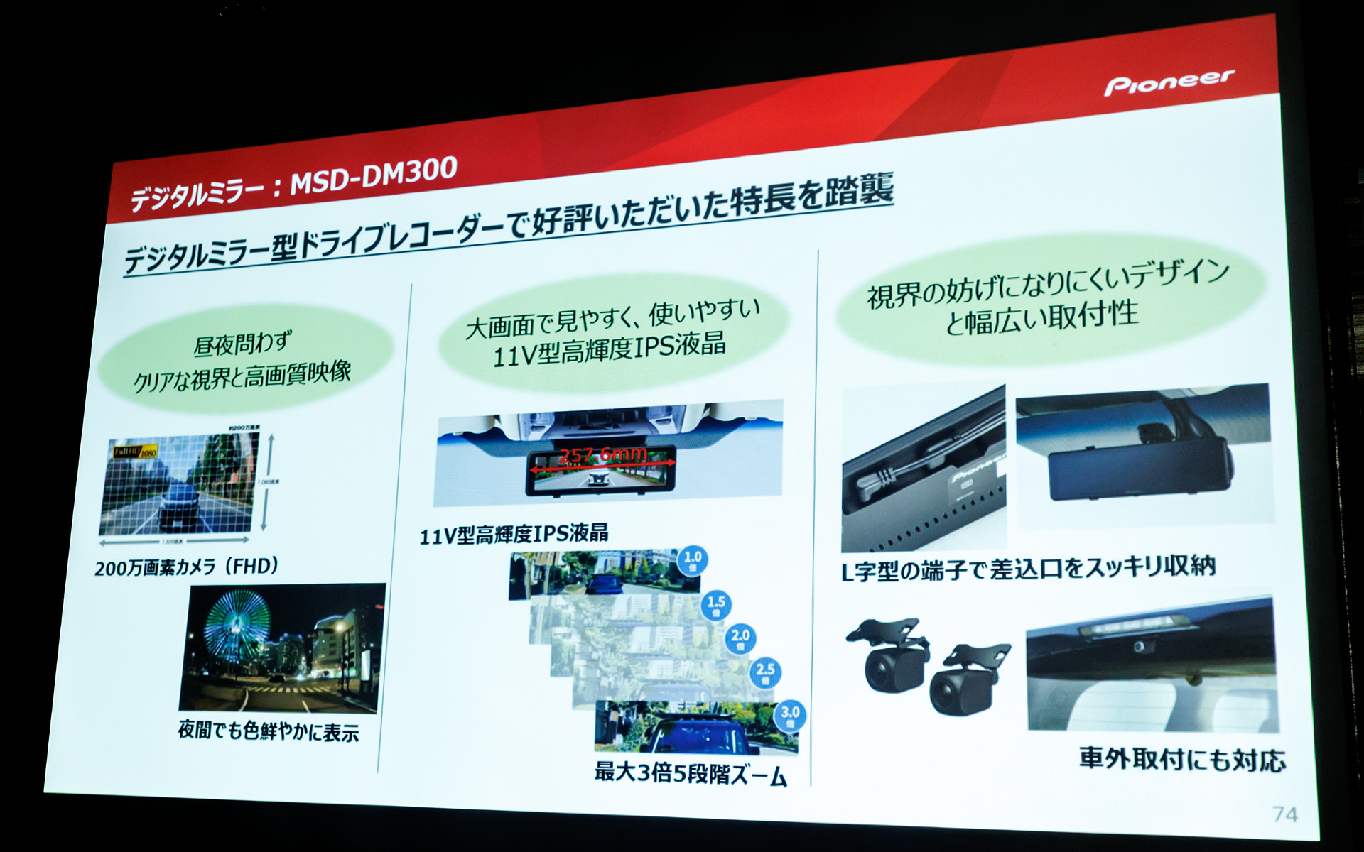 従来型の特徴を踏襲