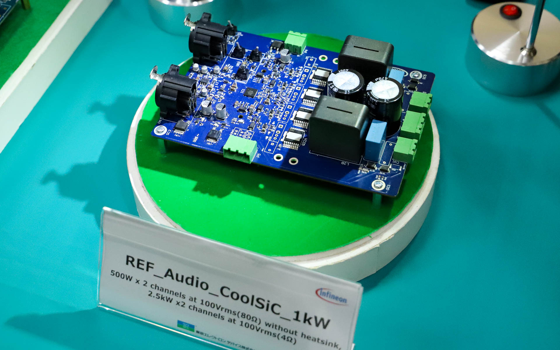 SiC搭載のREF_Audio_CoolSiC_1kW評価ボード